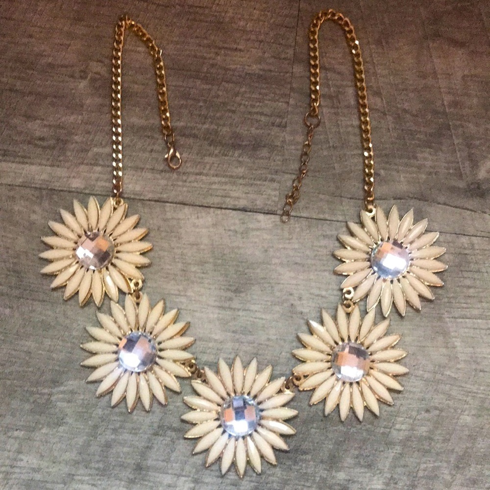 Flower Statement Necklace
